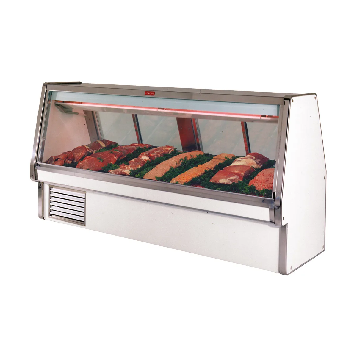 Howard-McCray SC-CMS34E-8-LED 101" Double Duty Flat Refrigerated Meat Display Case