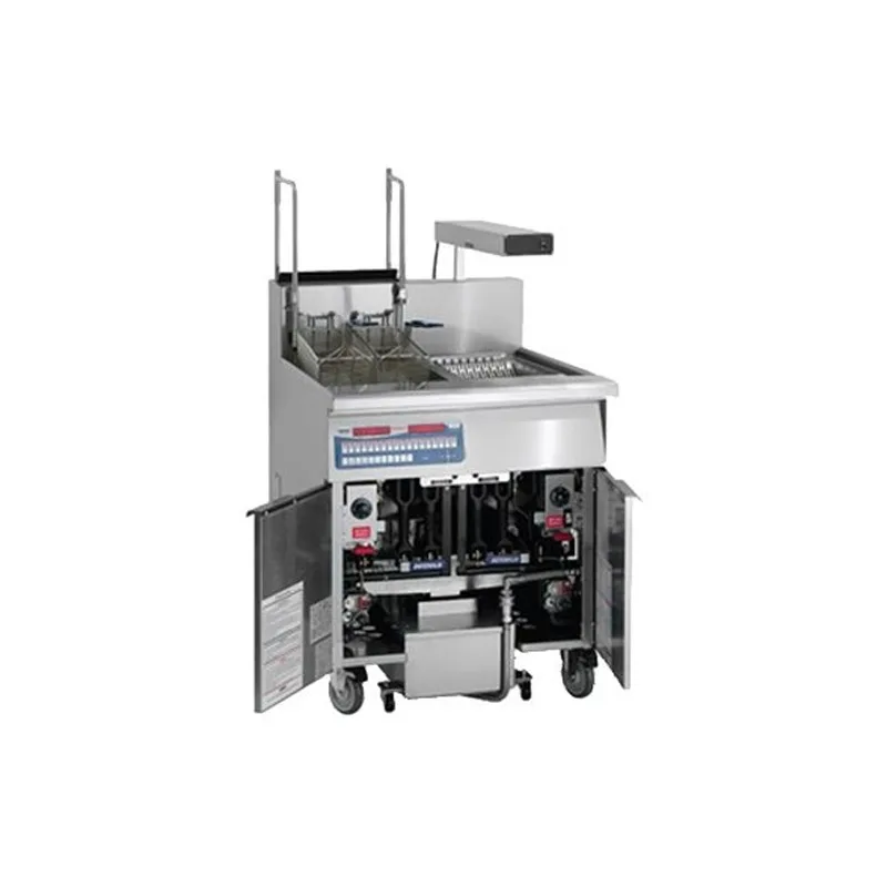 Imperial IFSCB150-OP-C 31" Floor Model Open Pot Gas Fryer, 50 lbs, 140.000 BTU