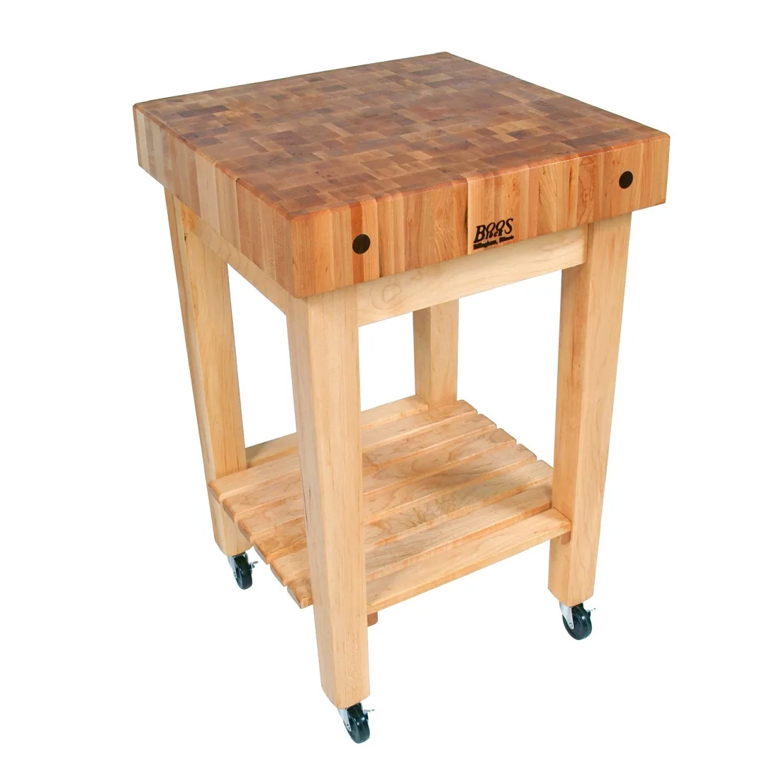 John Boos GB-C Gourmet Butcher Block, 24"W X 24"D X 38-1/2"H Overall Size