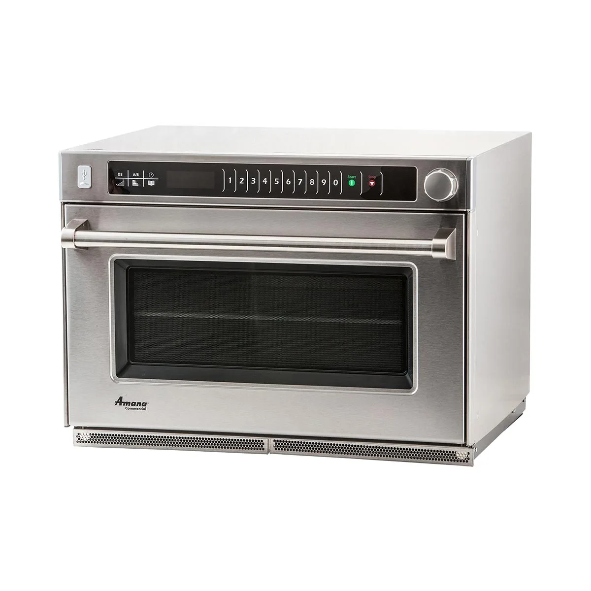Amana AMSO35 3500W Commercial Heavy Duty Microwave Steamer Oven, 1.6 Cu. Ft., 208/240V