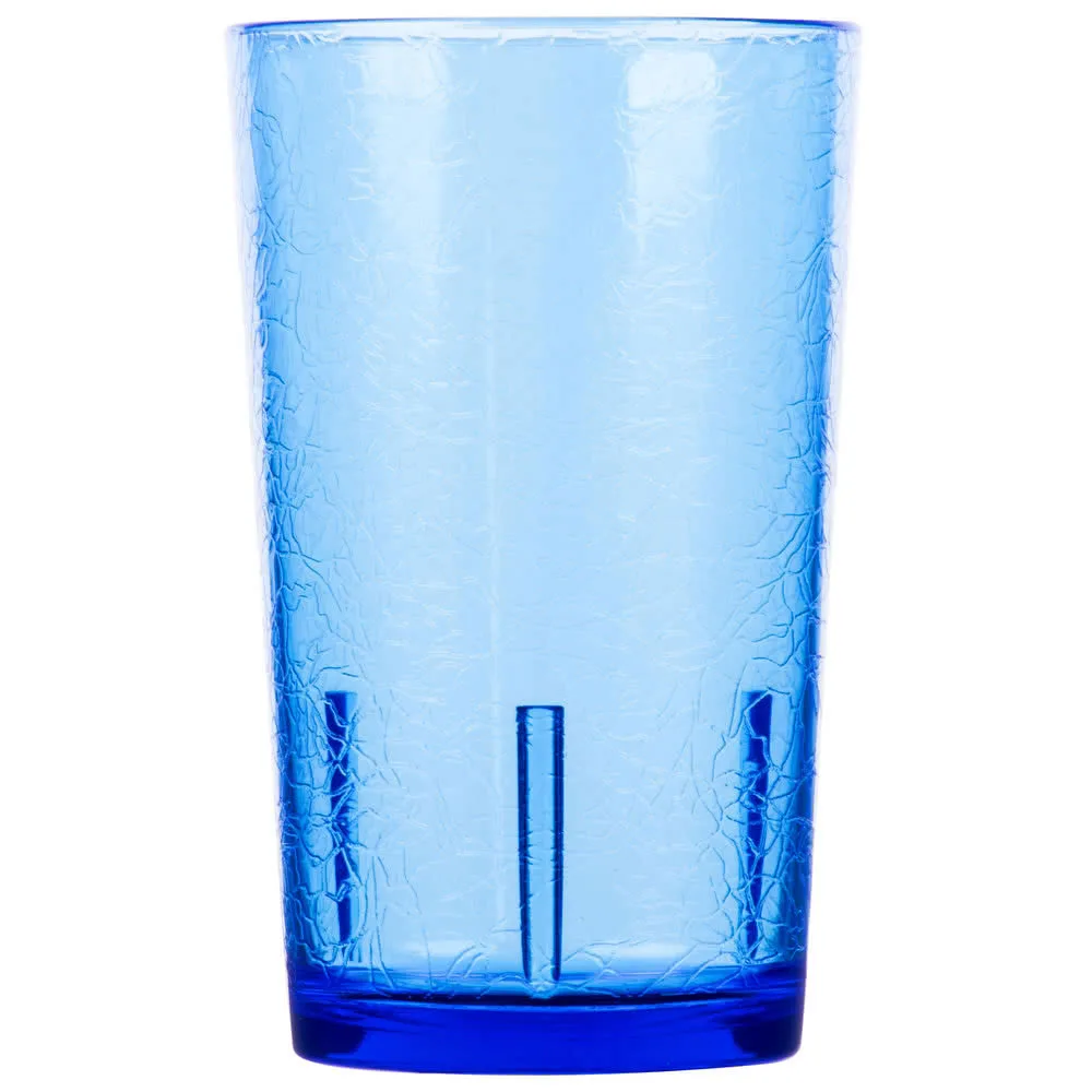 Cambro D12608 Tumbler, 12 oz, 2-15/16" Top Dia, Sapphire Blue Finish, SAN Plastic, Stackable