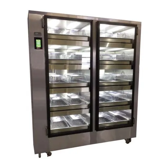 Carter-Hoffmann GC52 Gardenchef Herb & Microgreen Growing Cabinet, 66" 2-Door, 10-Zone, Stainless Steel
