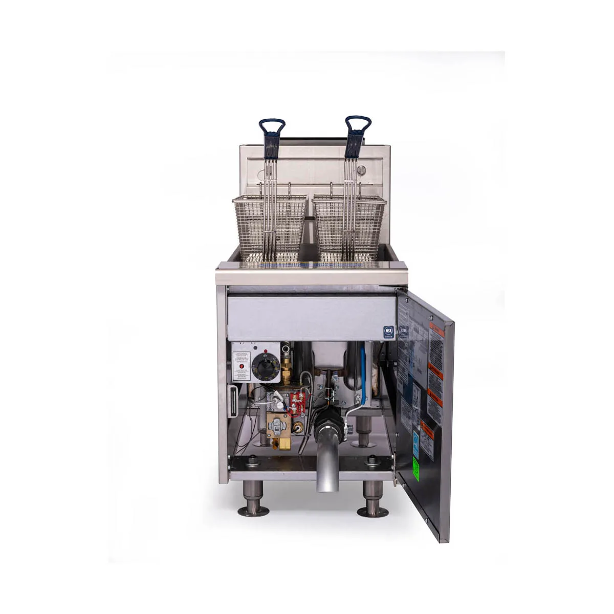 Pitco SGC-S Solstice™ Full Pot Countertop Gas Fryer w/ 35 lbs Capacity, Millivolt Controls, Natural Gas
