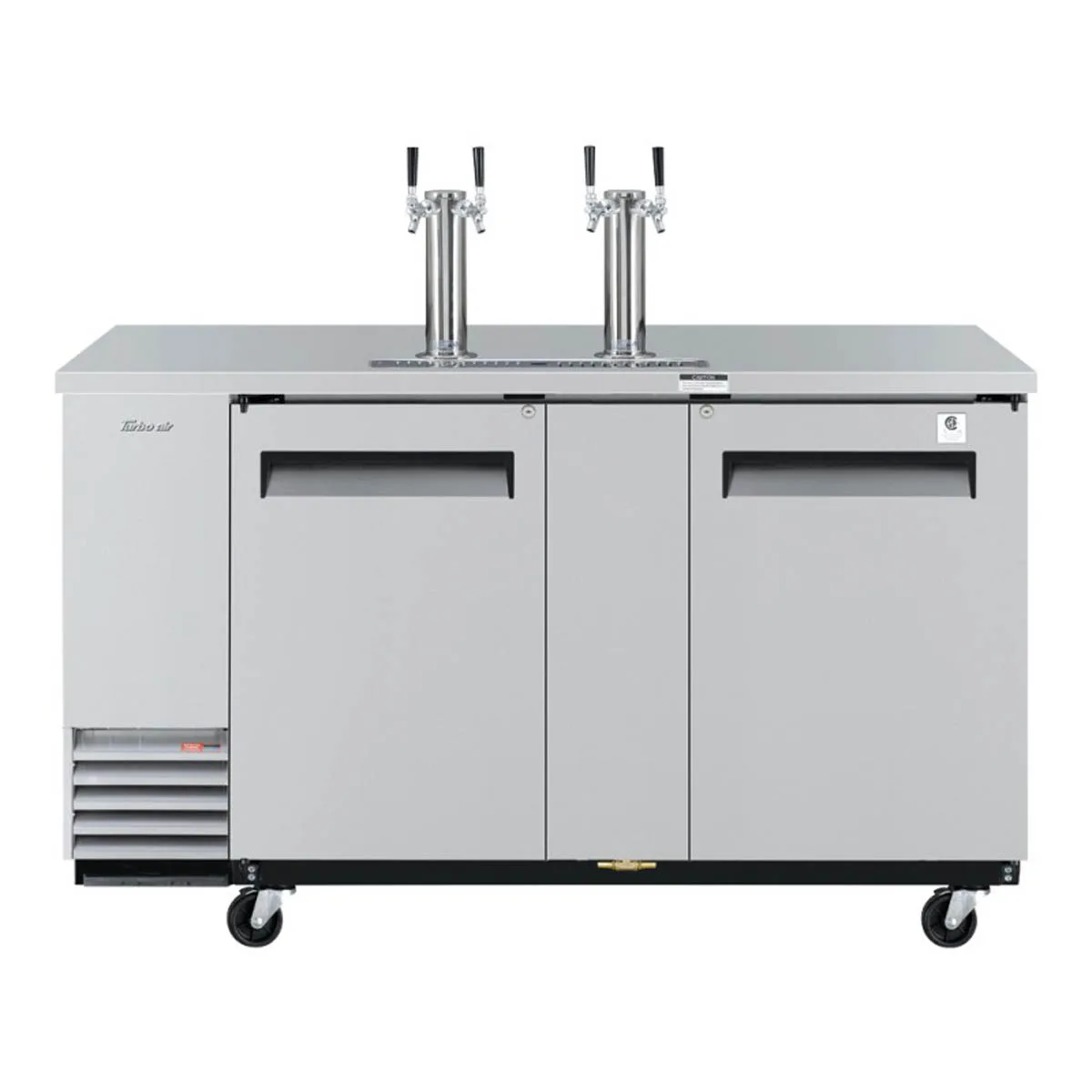 Turbo Air TBD-3SDD-N6 69" 2 Columns / Towers Super Deluxe Beer Dispenser