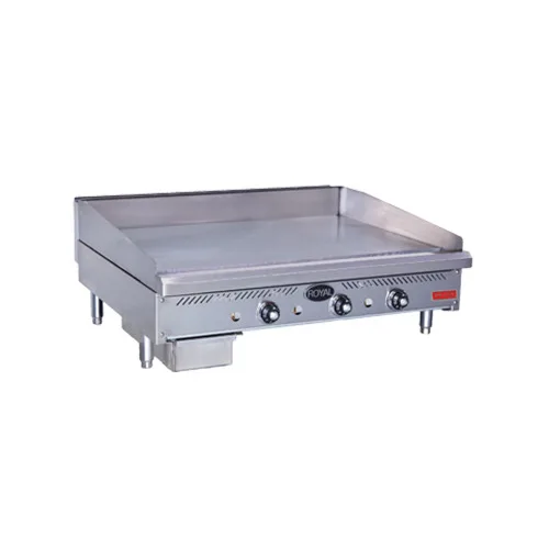 Royal Range of California RDTG-72 72" Countertop Thermostatic Gas Griddle, 180.000 BTU