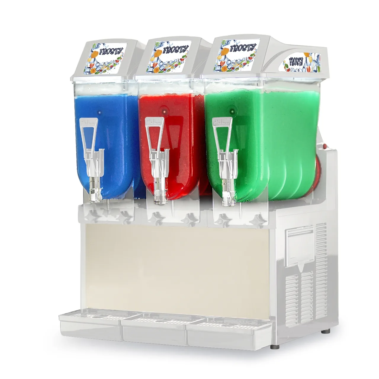 AMPTO GRA-123 Bowl Type Frozen Drink Machine with 3 gal - 120V - Triple