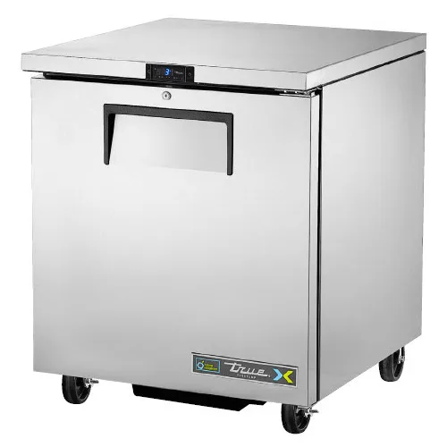 True TUC-27F-FLX-HC 27" 1- Undercounter Refrigerator/Freezer Convertible, 6.5 cu ft, Stainless Steel Exterior