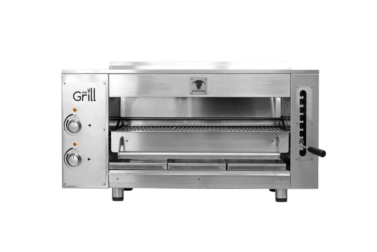 AMPTO HEREFORD-E Infrared Overfire Broiler, Single Deck Countertop, Electric