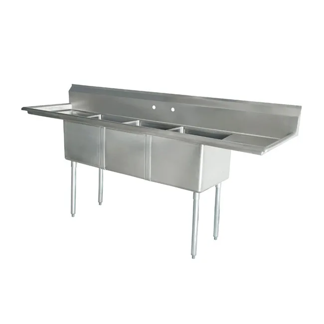 Omcan USA 43789 (3) Three Compartment Sink