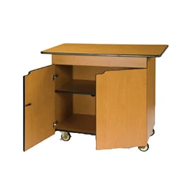 Lakeside 67112 Breakout Dining Station w/ 1 Fixed Shelf, 2 Hinged Doors, 1 Center Drawer