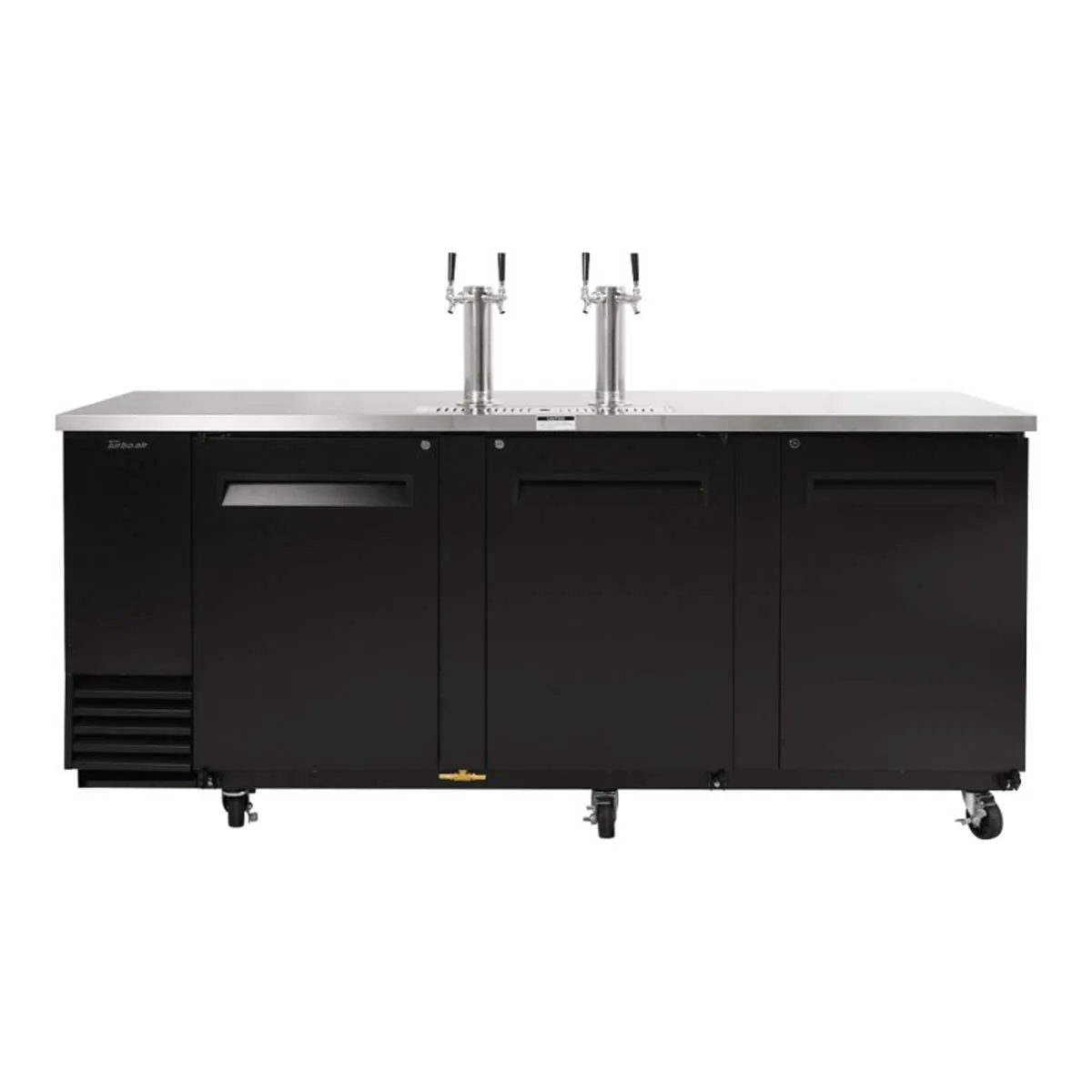 Turbo Air TBD-4SBD-N 90" 2 Columns / Towers Draft Beer Cooler Dispenser