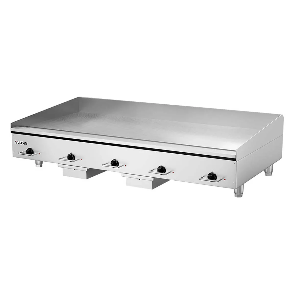 Vulcan HEG60E 60" Countertop Electric Griddle with 60" x 24" Surface, 3/4" Steel Plate, Thermostatic Controls