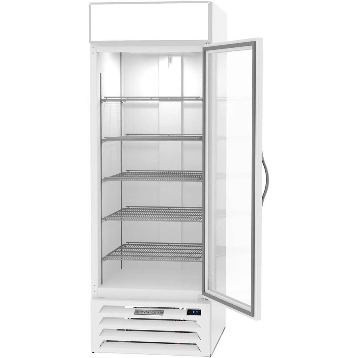 Beverage Air MMR23HC-1-W-WINE 27" Glass Door Wine Merchandiser, Single Temperature, 23.32 cu. ft.