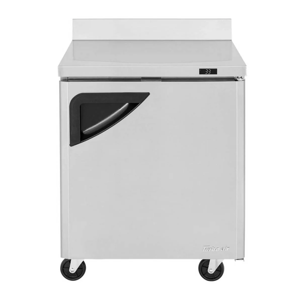 Turbo Air TWR-28SD-N 27" 1-Section Worktop Refrigerator w/ 1 Door, 6.8 cu. ft.