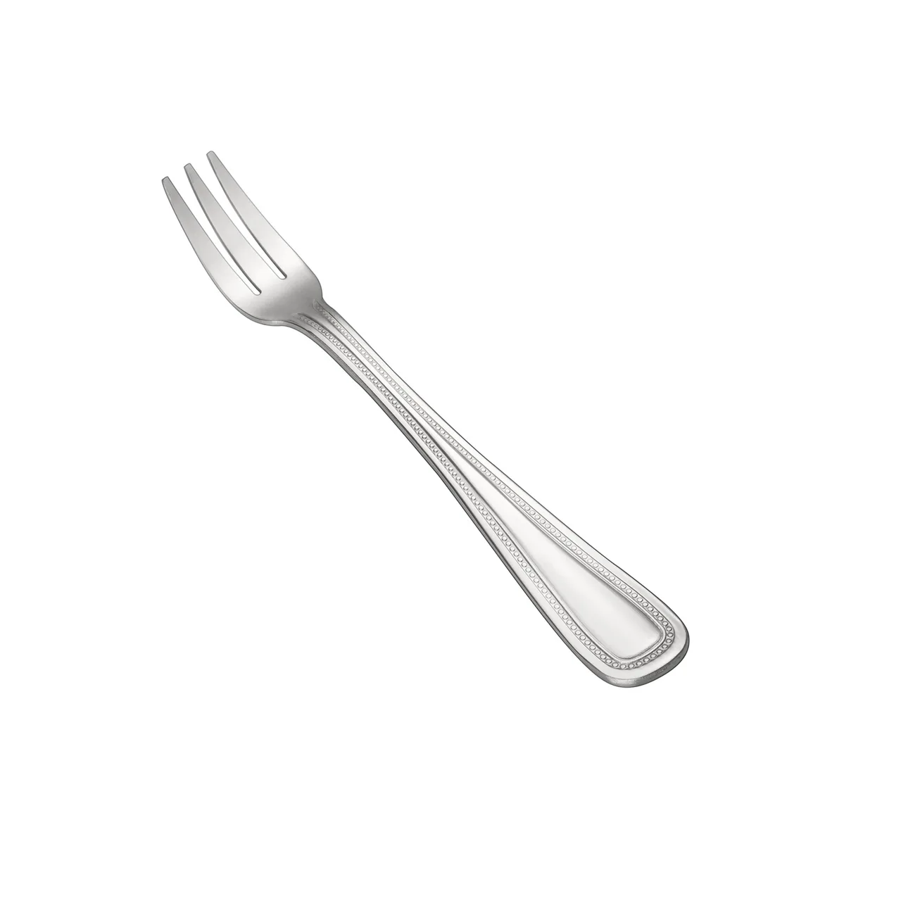 CAC China 3008-07 Black Pearl Oyster Fork, 5.5" Length, Heavy 18/0 Stainless Steel - 1 Dozen