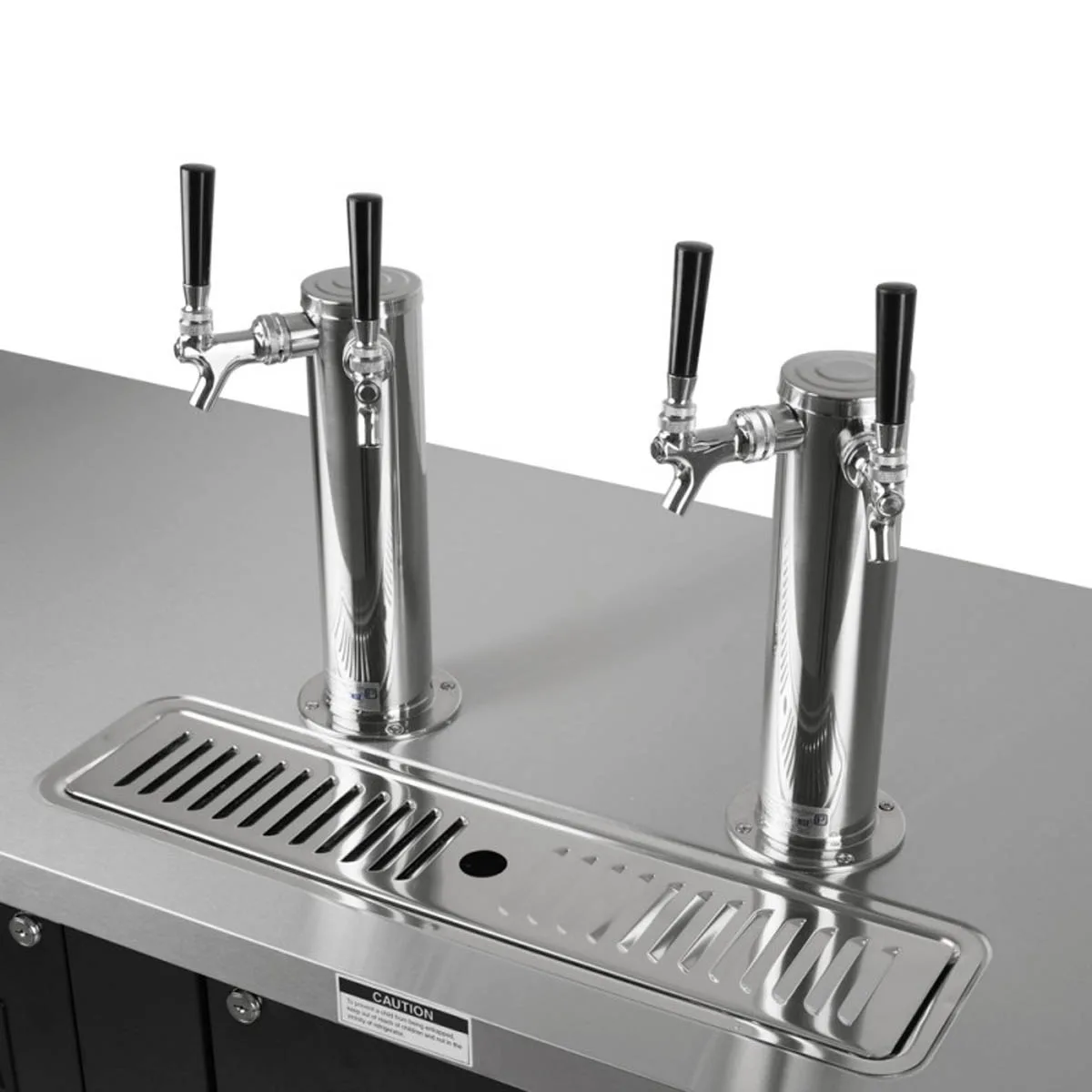 Turbo Air TBD-4SBD-N 90" 2 Columns / Towers Draft Beer Cooler Dispenser