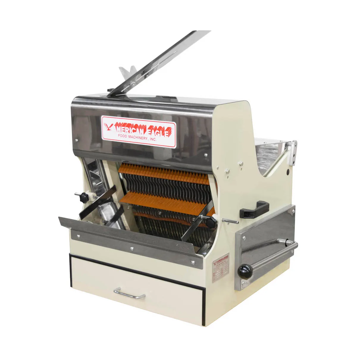 American Eagle AE-BS01-1/2 Countertop Bread Slicer, Automatic Controls, 1/2" Slices