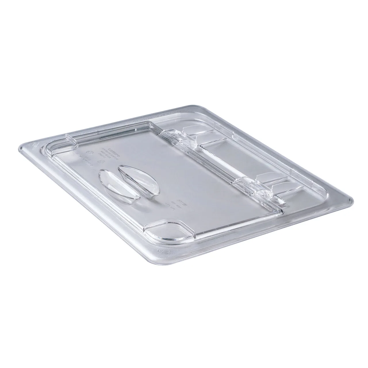 Cambro 20CWL135 FlipLid Food Pan Cover, 1/2‑Size Clear Polycarbonate, NSF‑Certified Hinged Lid