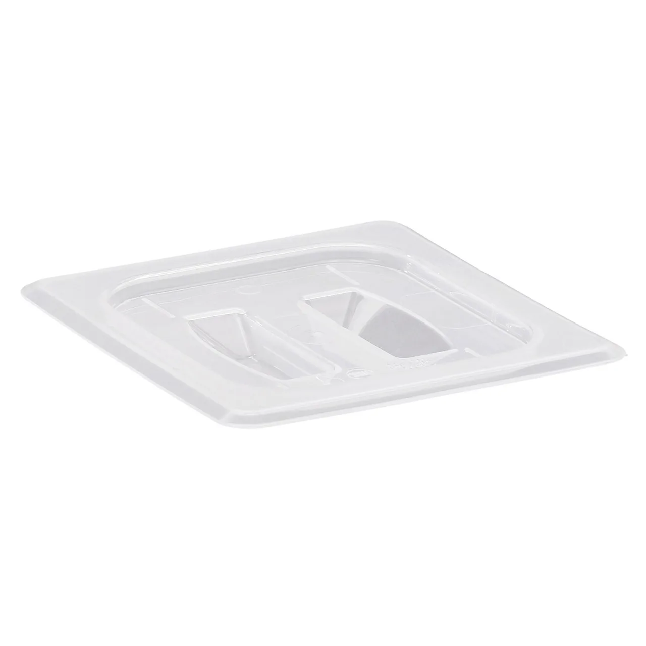 Cambro 60PPCH190 1/6 Size Handled Translucent Polypropylene Lid, NSF