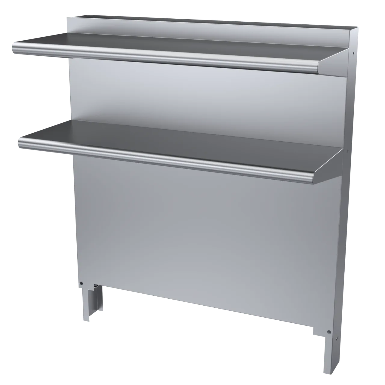 Garland US Range CCDHS-36 Cuisine Backguard/Flue Riser, with Double High Shelves