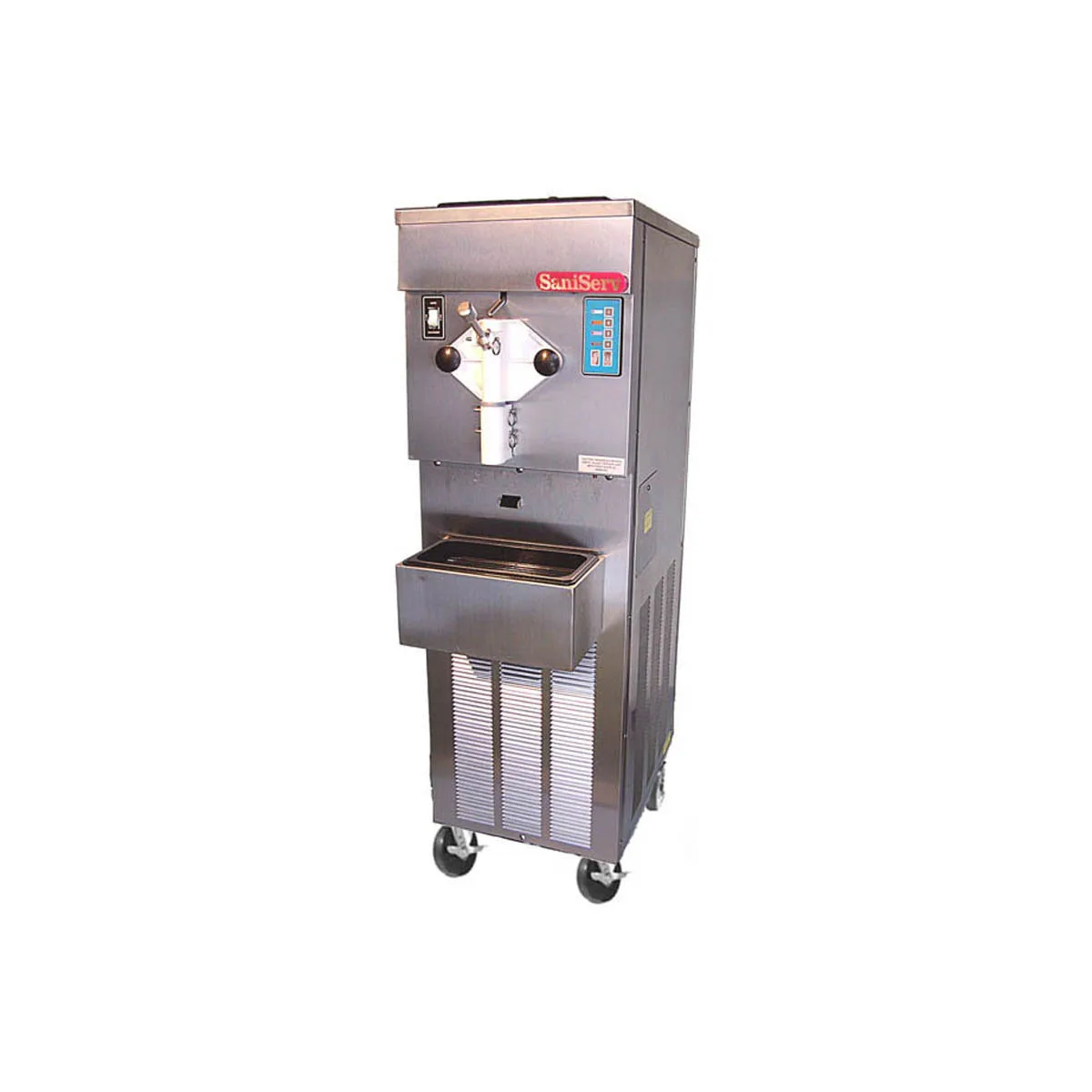 SaniServ 614SAS Floor Model Air-Cooled 4-Flavor Shake Machine w/ 20-Qt. Mix Capacity, 1 Head