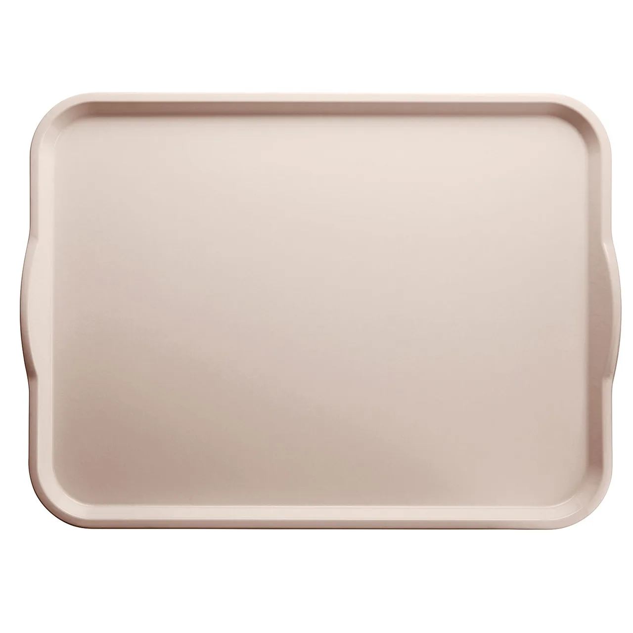Cambro 1520H101 Camtray Tray, 15" x 20" Grays Antique Parchment, Fiberglass, Handles, USA Made