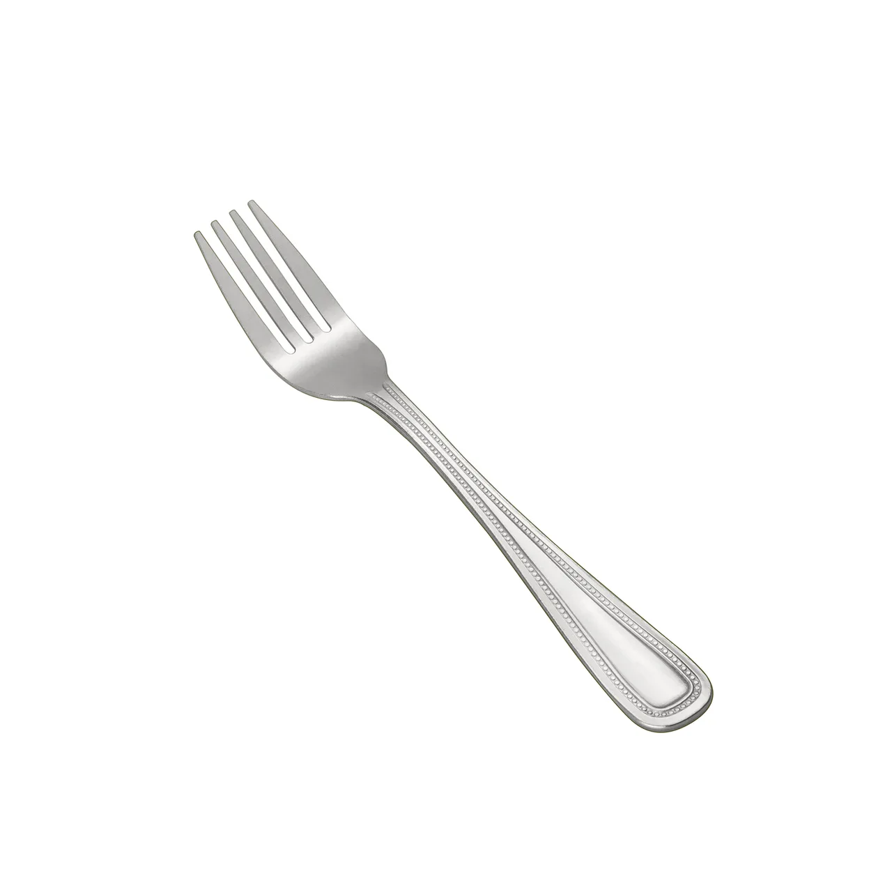 CAC China 2008-06 Pearl Salad Fork, 6" Length, Heavy Weight, 18/0 Stainless Steel - 1 Dozen