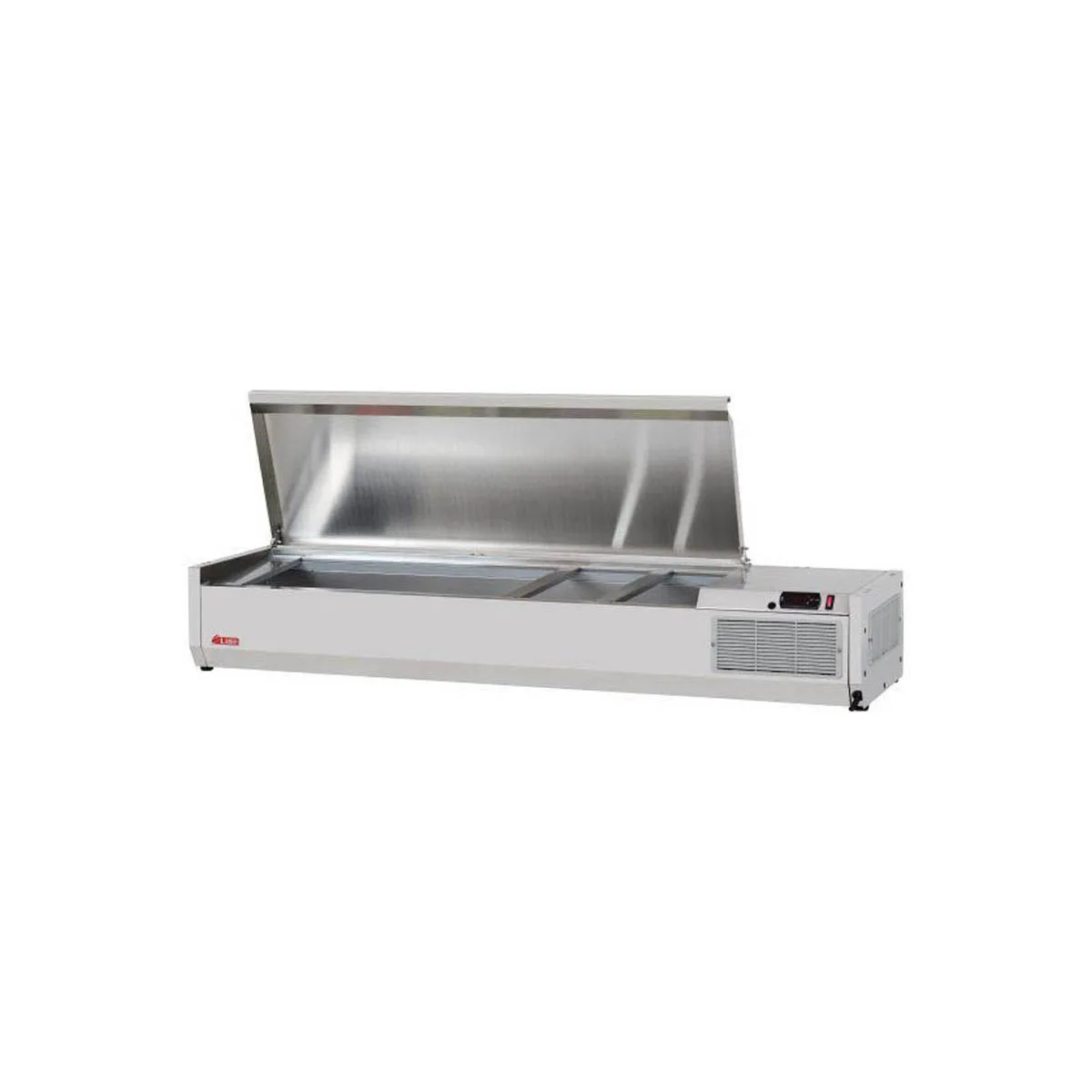 Turbo Air CTST-1500-13-N 59" E-Line Countertop Salad Table, 12 Pan Capacity