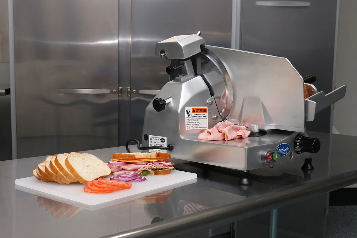 Globe C12 Chefmate Series 12" Manual Meat Slicer, Belt-Driven, 1/3 HP