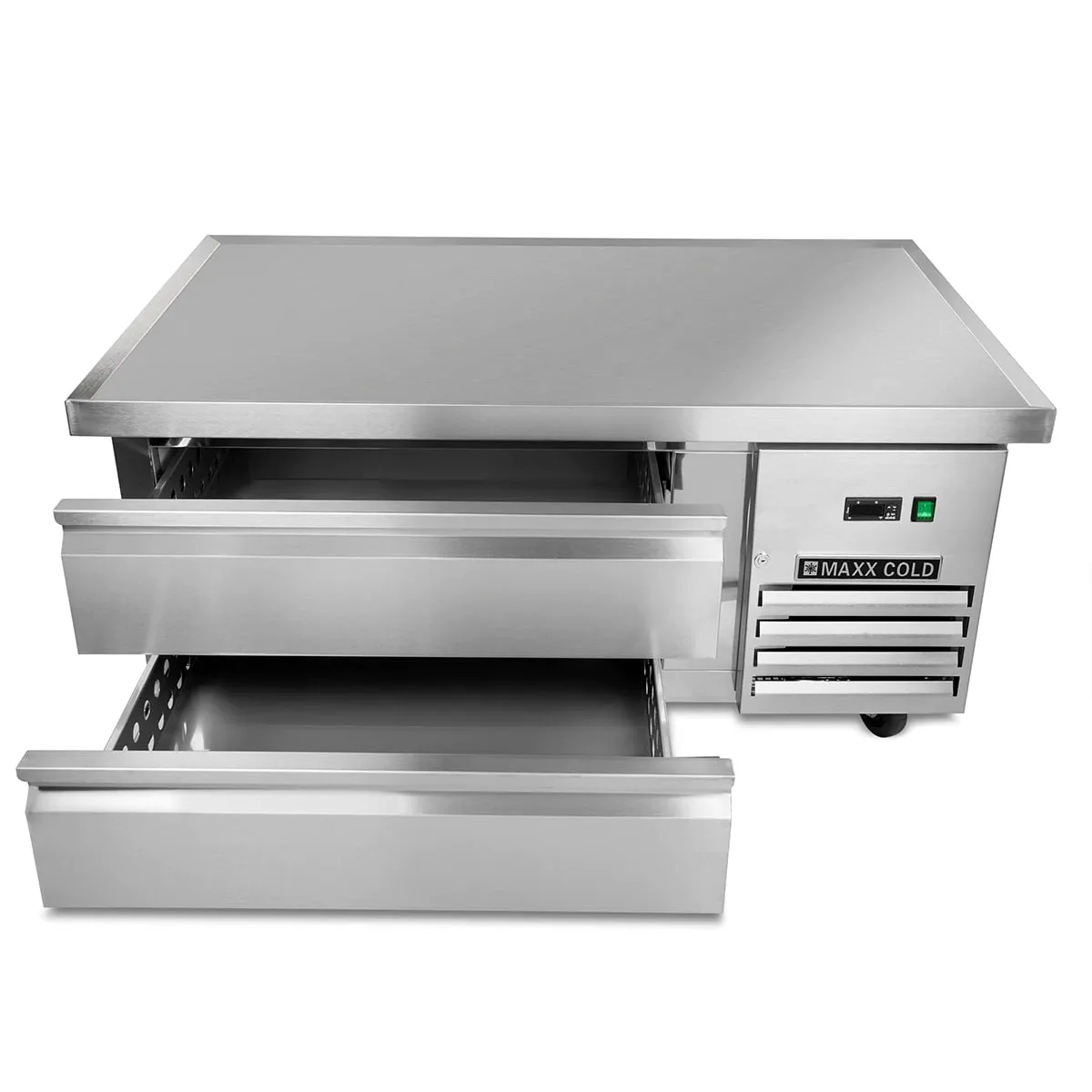 Maxx Cold MXCB48HC 50" X-Series Refrigerated Chef Base w/ 2 Drawers, 6.5 cu. ft.