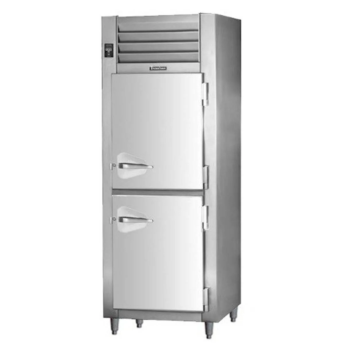 Traulsen RHT132DUT-HHS 24" 1-Section Reach-In Refrigerator w/ 2 Solid Half-Doors, Top Mount, 18.86 cu. ft.