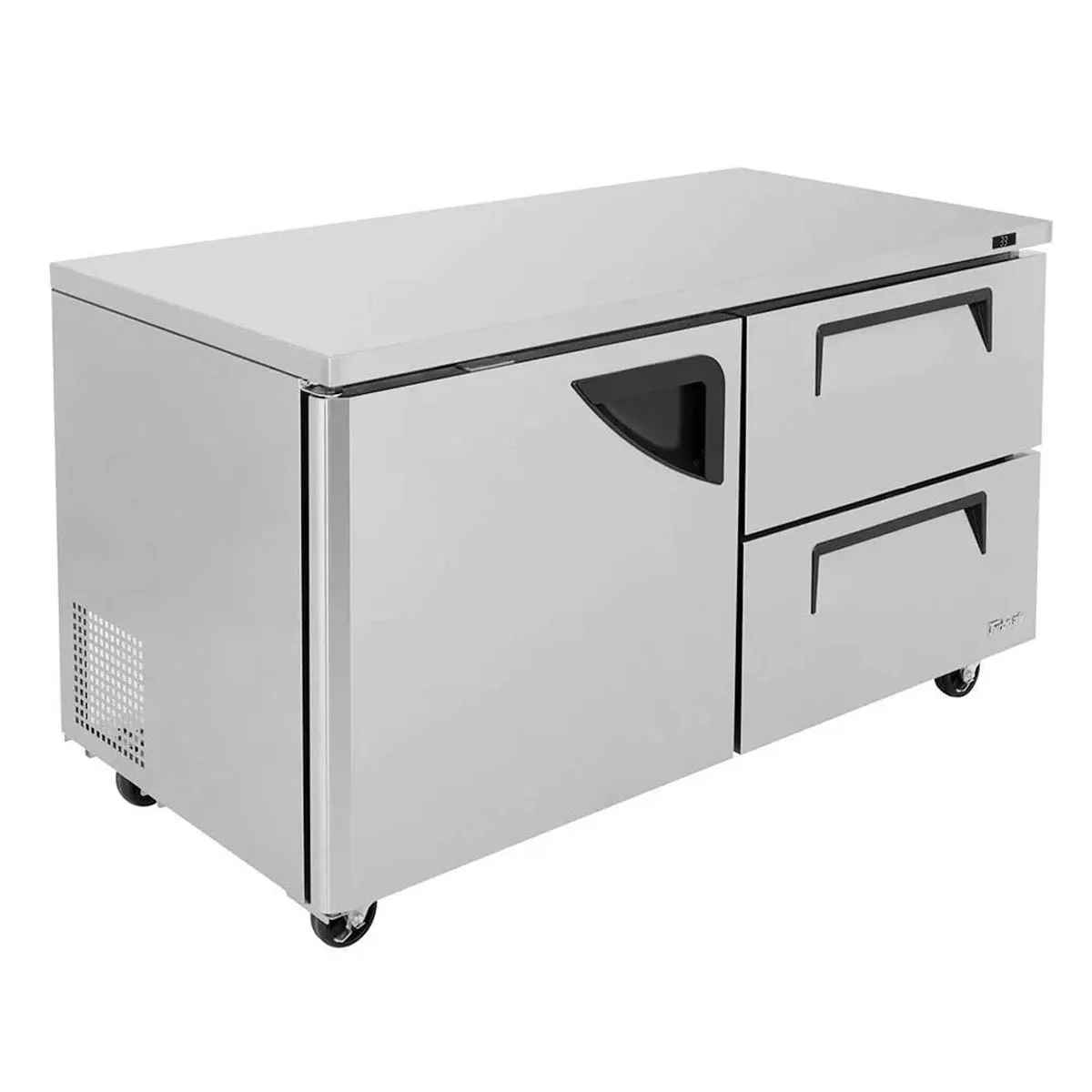 Turbo Air TUR-60SD-D2-N 60" Undercounter Refrigerator, Stainless Steel, 17 cu ft, 1 Door 2 Drawers