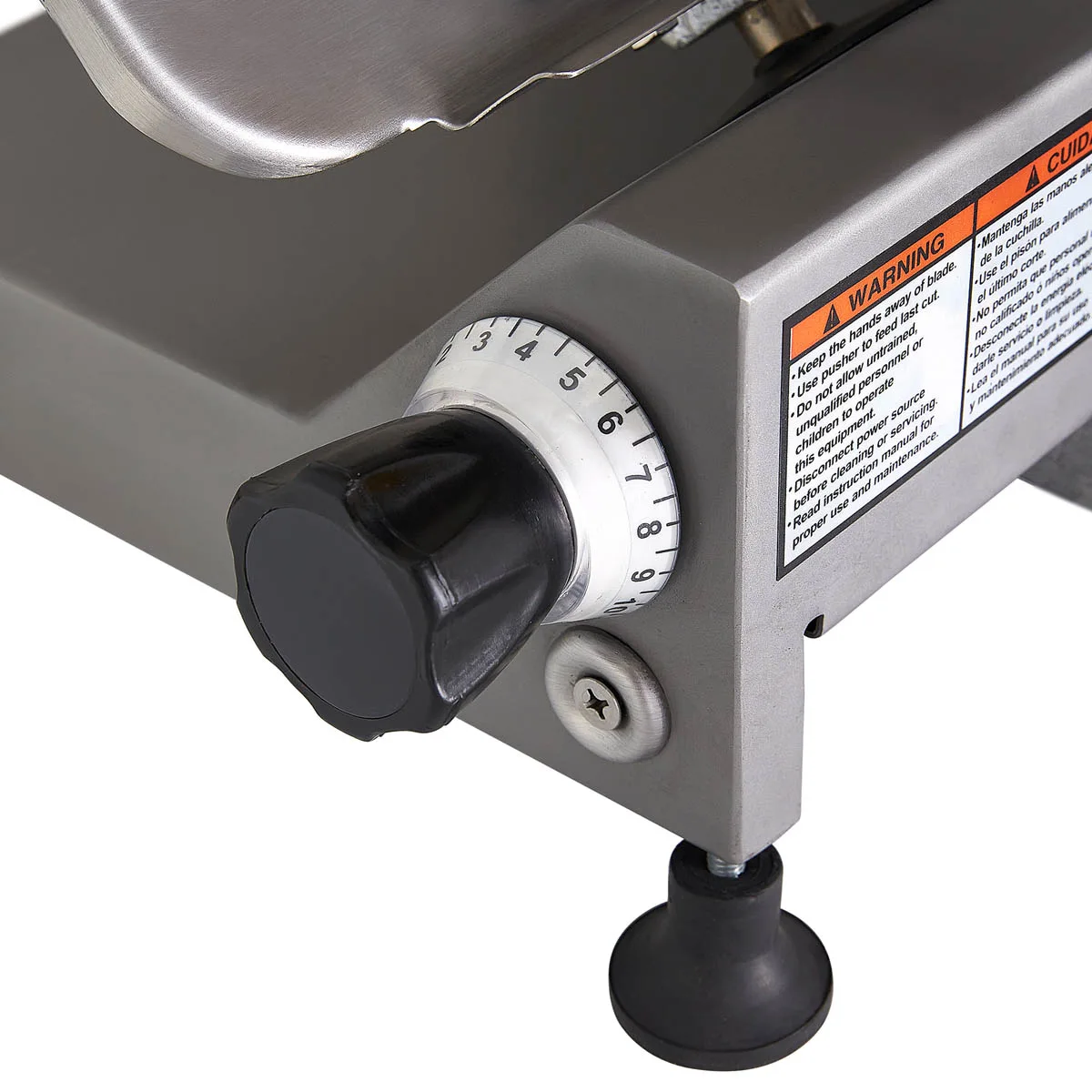 Pro-Cut KSDS-12 Meat Slicer, 12" Steel Blade, 45° Gravity Feed, 7/16" Slice, Belt-Driven, 1/3 HP, 250W, Stainless Steel