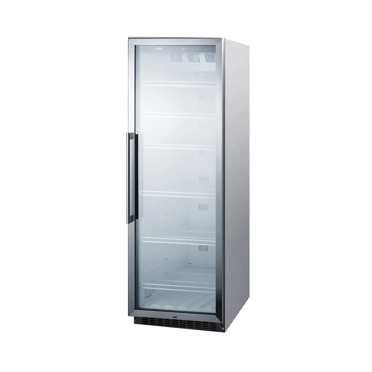 Summit SCR1400WCSS Beverage Center with Right Hinged Glass Door, Stainless Steel, 12.6 cu.ft