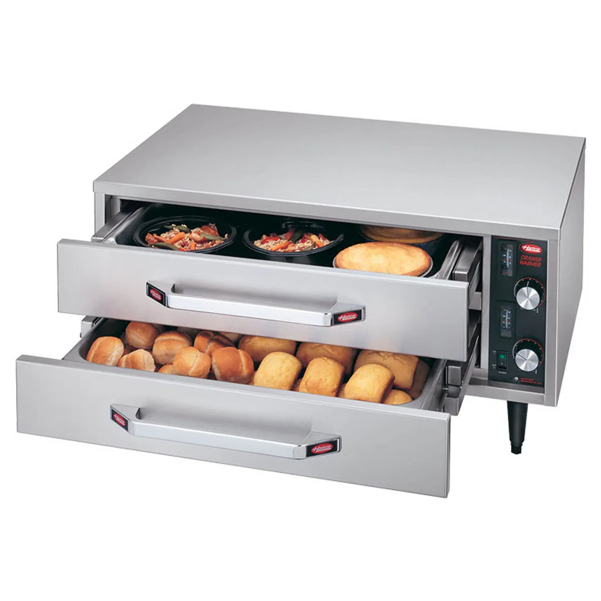 Hatco HDW-1R2 Warming Split Drawer Unit, Free Standing, Two Drawers