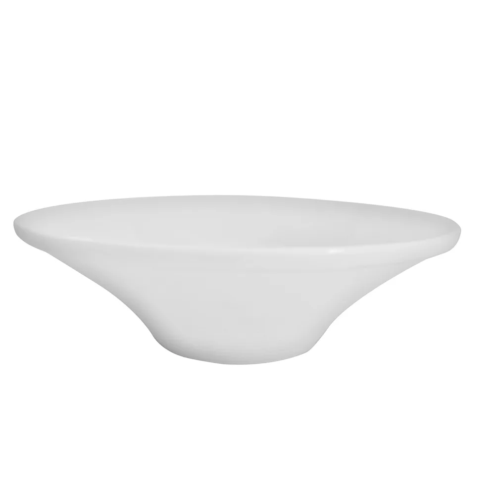 CAC China TST-10 Transitions Tulip Bowl, 8 Oz., 5-1/2" Dia. x 2" H, Round, Porcelain, White - Dozen