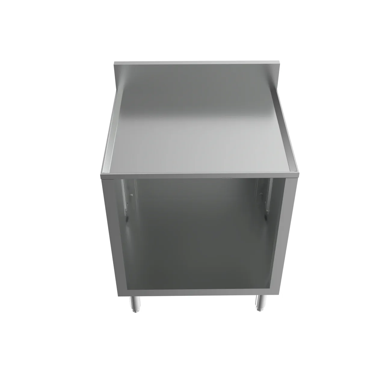 BK Resources UBC-21-W24 Well Series Underbar Cabinet, Flat Top with Raised Edge