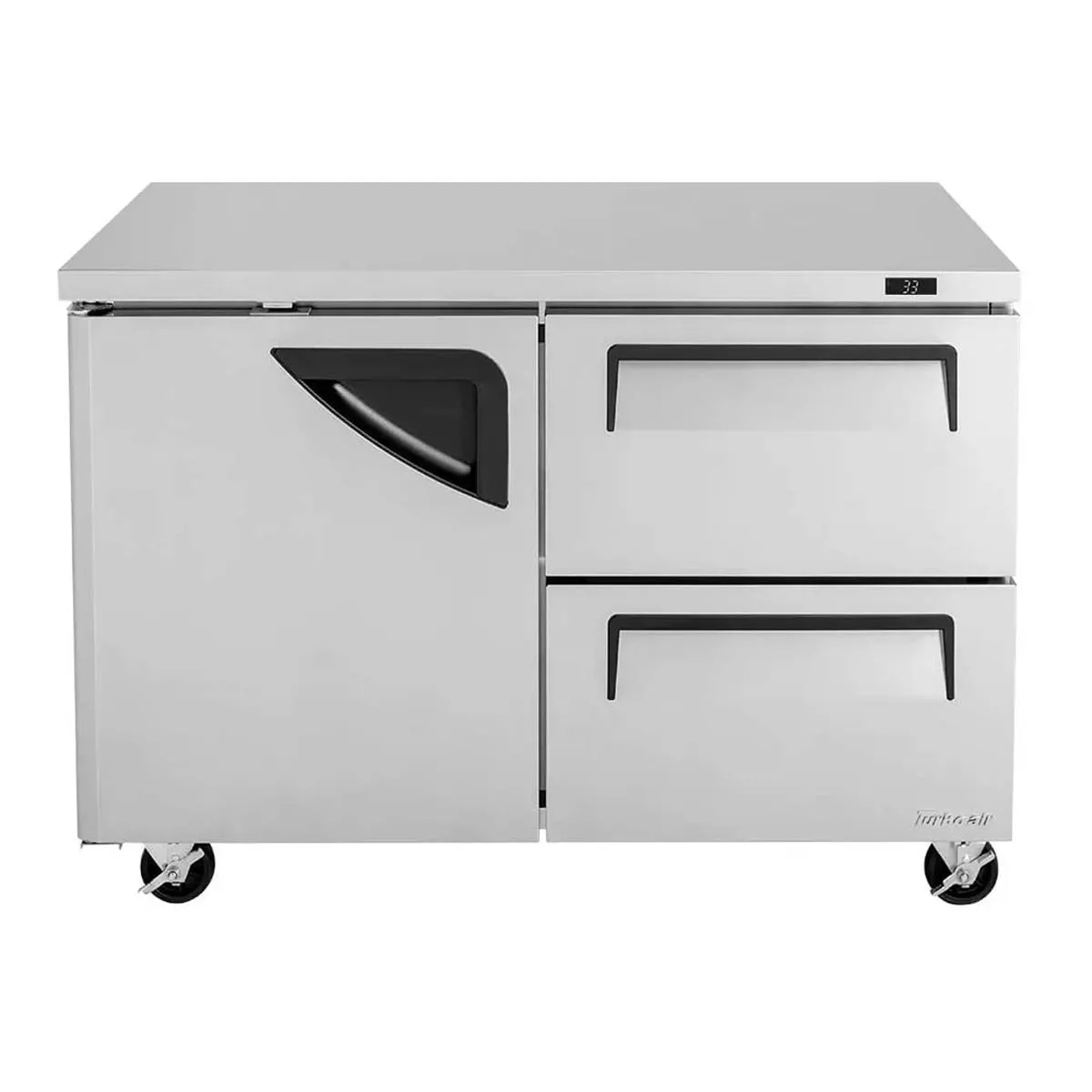 Turbo Air TUF-48SD-D2-N 48" 2-Section Undercounter Freezer w/ 2 Drawers & 1 Door, 12 cu. ft.