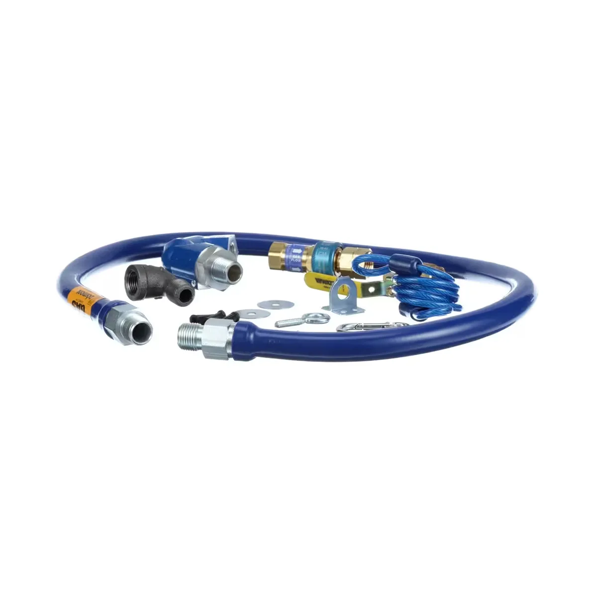 Dormont 1650KITS48 Deluxe SnapFast 48" Gas Connector Kit, Swivel MAX, Elbow and Restraining Cable 