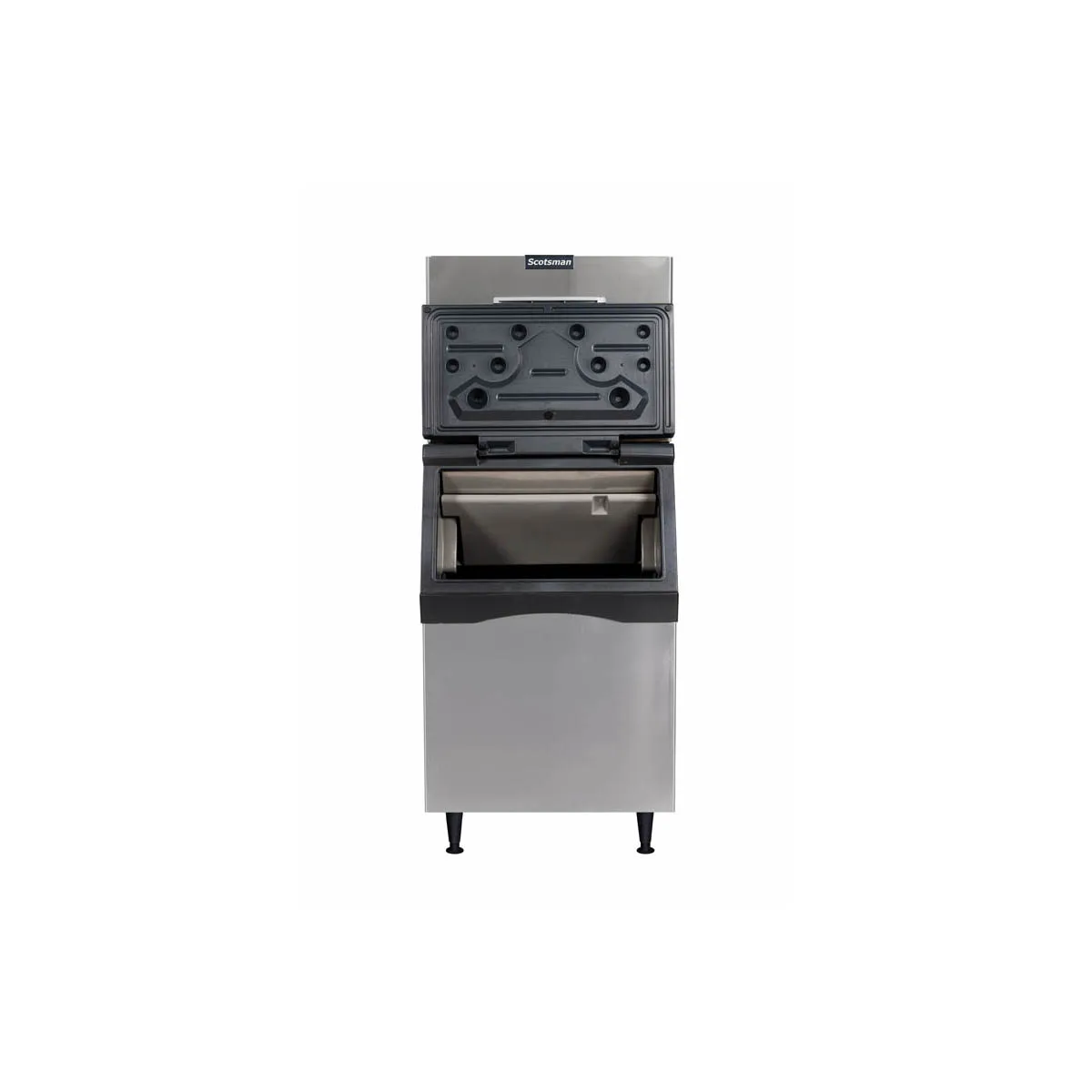 Scotsman MC0630SAX-32/B530S Air Cooled Half Cube 640 lb Ice Machine with Bin, 536 lb Stainless