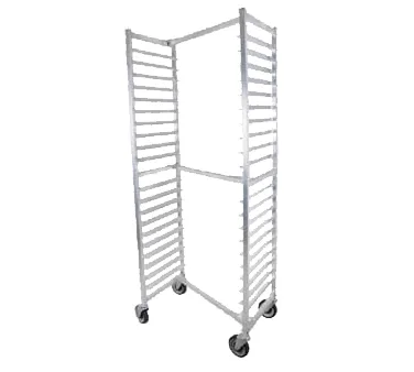 John Boos ABPR-1820-ZNS 20 Pan Side Load Aluminum Nesting Bun / Sheet Pan Rack, Assembled
