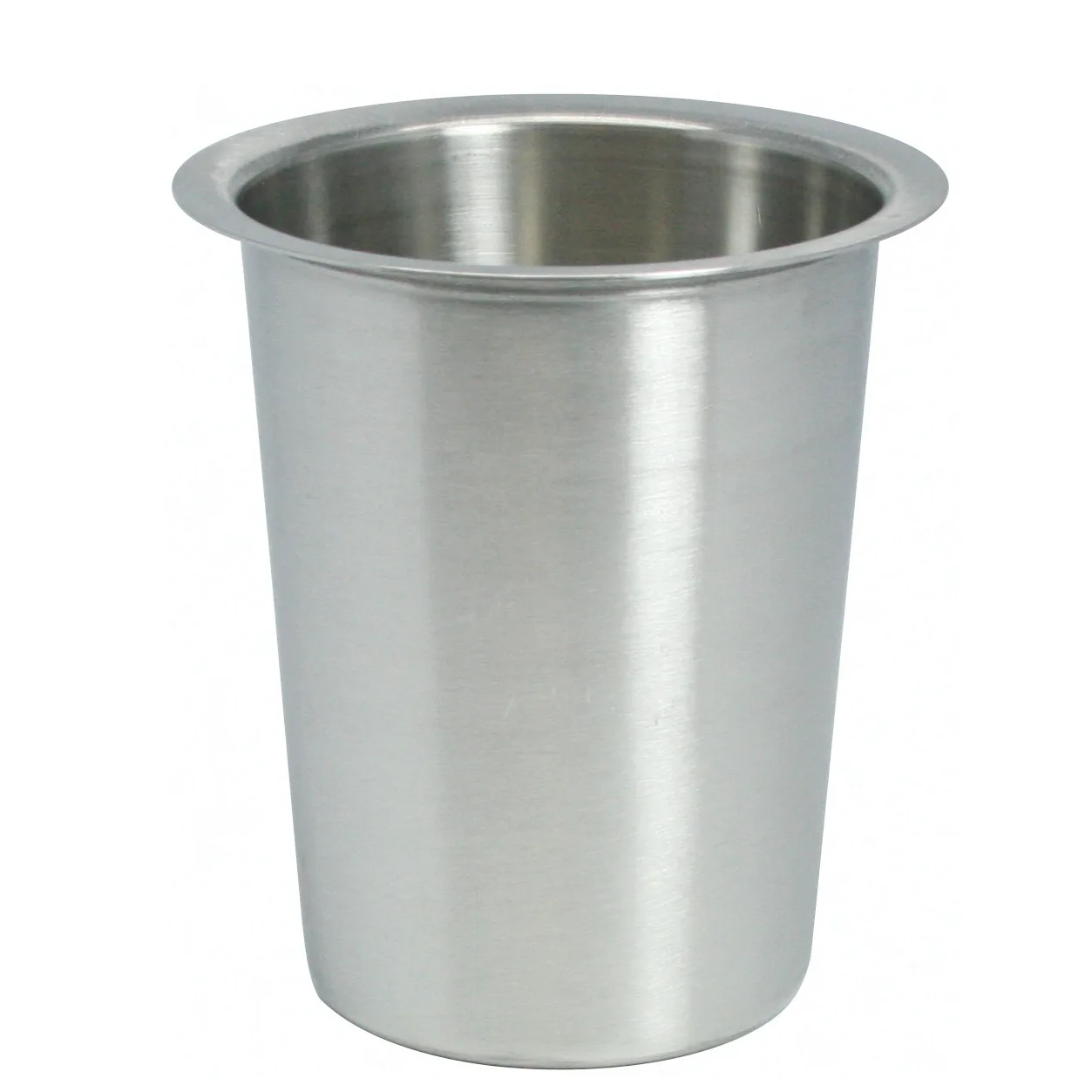Winco FC-SL 4" Round Solid Flatware Cylinder, Stainless Steel