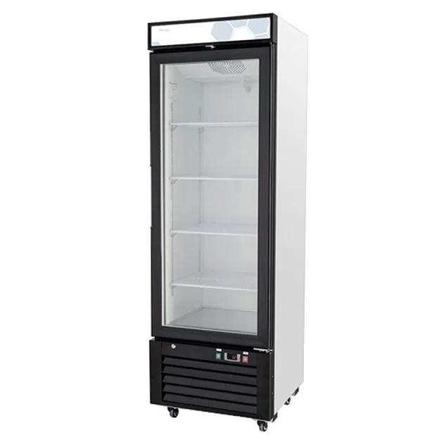 Migali C-10RM-HC 24" Merchandiser Refrigerator in White, w/ 1 Glass Door, 10 cu. ft.