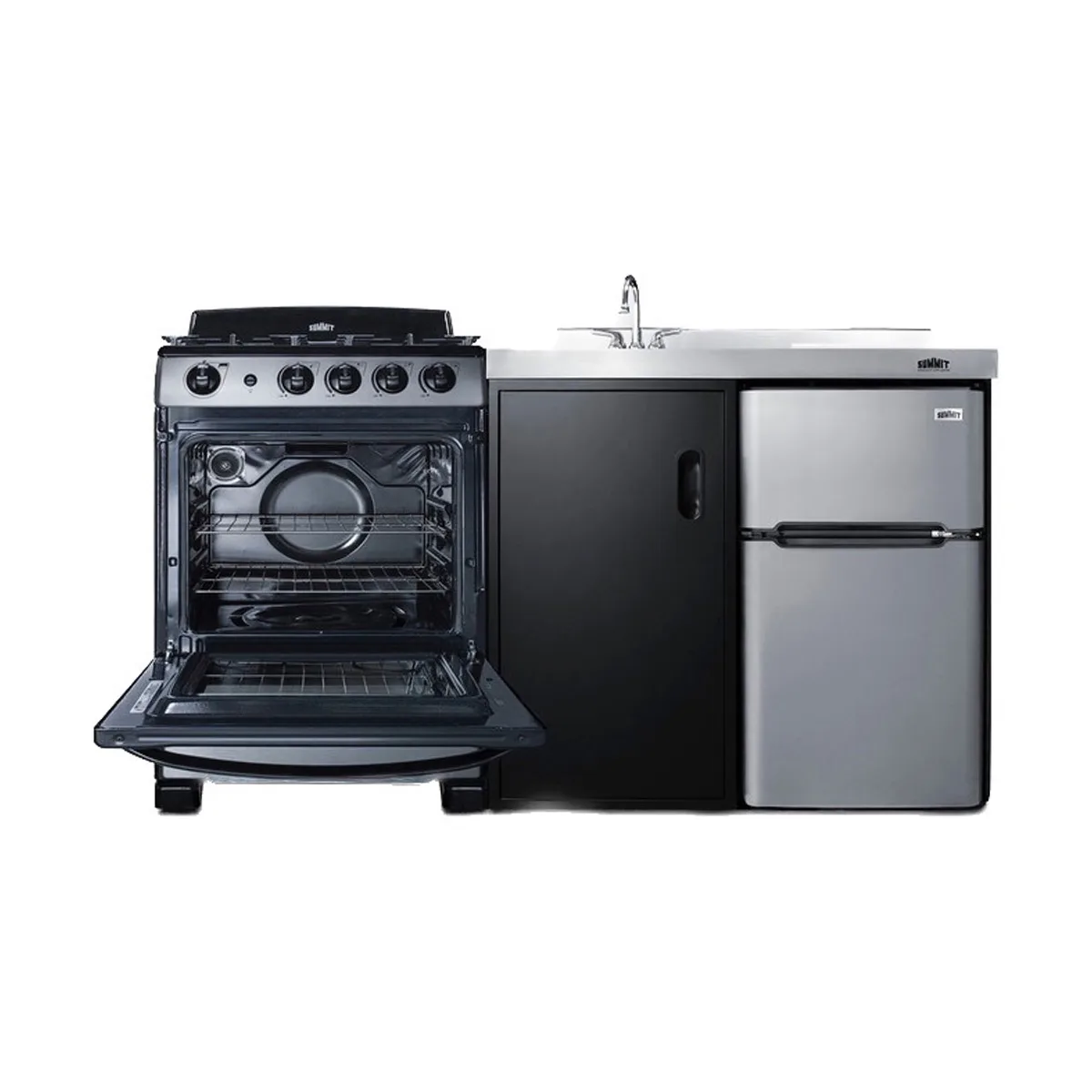 Summit ACK63GASBSS All-In-One Combination Kitchenette