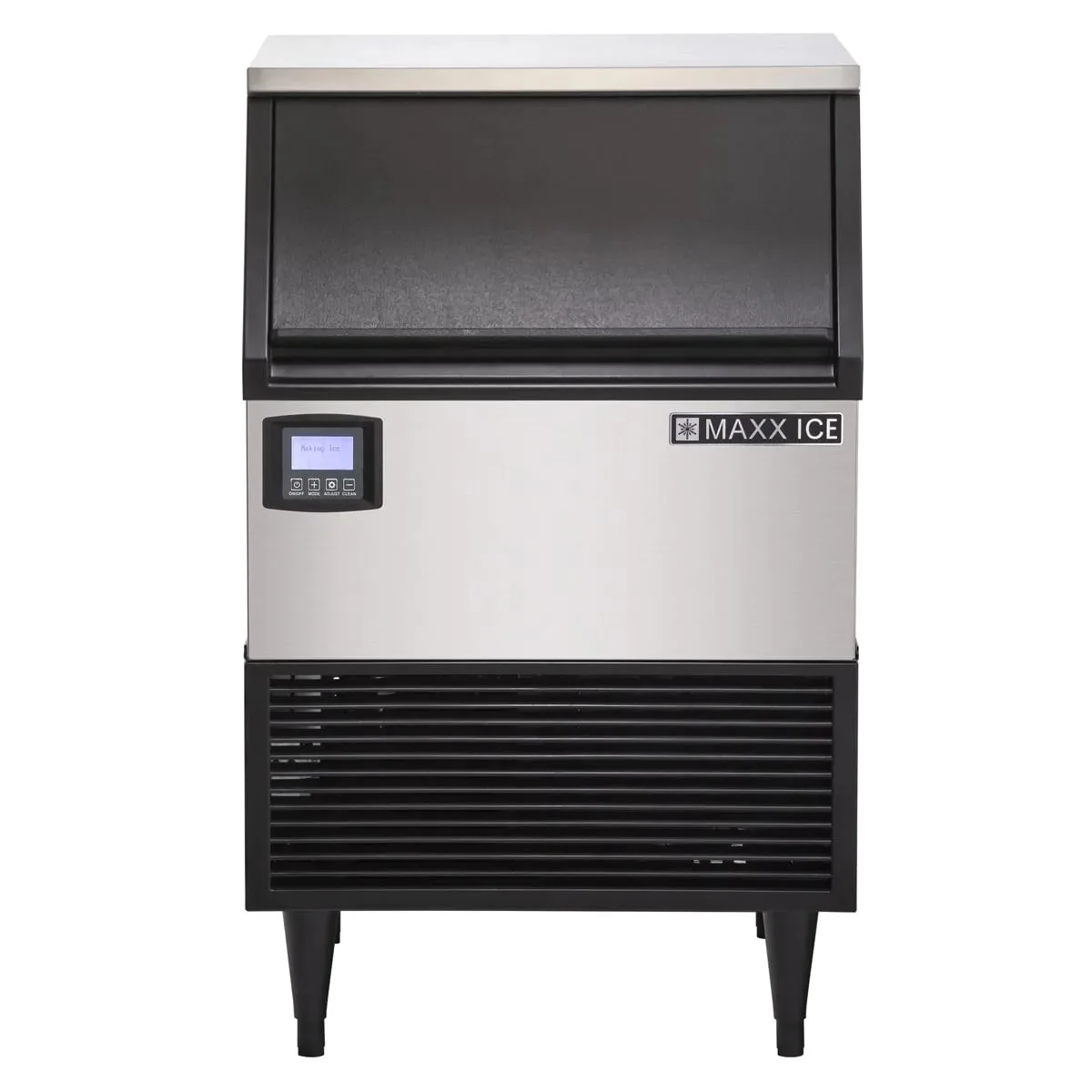 Maxx Ice MIM260N 24" Air Cooled Full Cube 265 lb Undercounter Ice Machine with 75 lb Bin