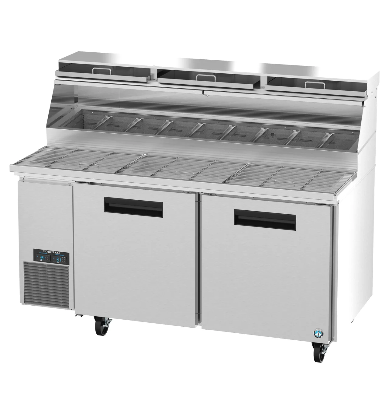 Hoshizaki PR67B-Z Pizza Prep Table Refrigerated Counter