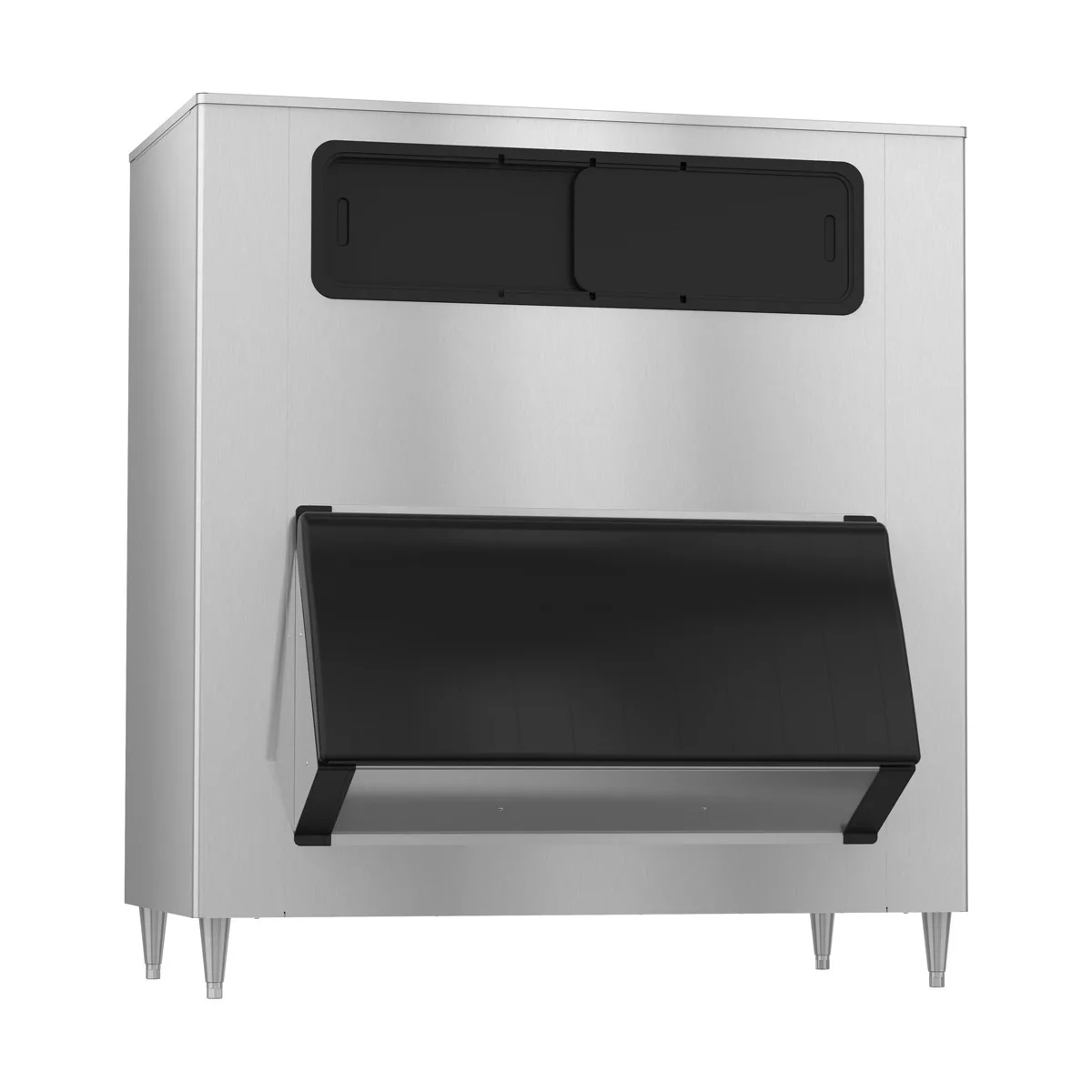 Hoshizaki KM-1900SWJ3/B-1650SS Water Cooled Crescent 1880 lb Ice Machine with Bin, 1605 lb Storage
