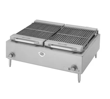 Wells B-50 36" Countertop Electric Charbroiler w/ 32"W x 20"D Cooking Area, 10.8 kW