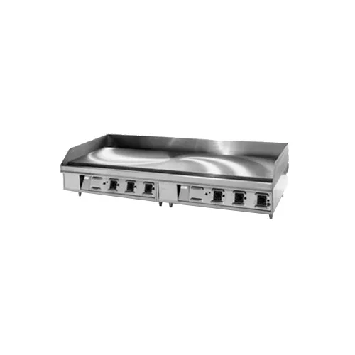 Lang 124S 24" Countertop Electric Griddle with 24" x 23" Surface, Steel Plate, Solid State Controls