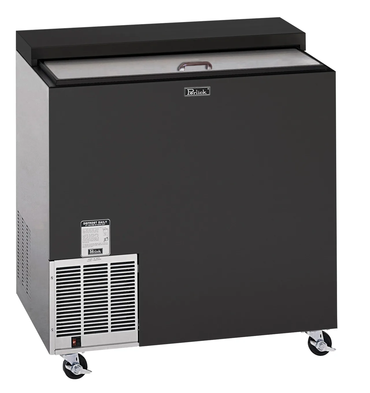 Perlick FR36RT-BS-STK Glass Froster – 36" Wide, 8.6 cu ft, -10°F to 10°F, 1/4 HP 120V R290, NSF